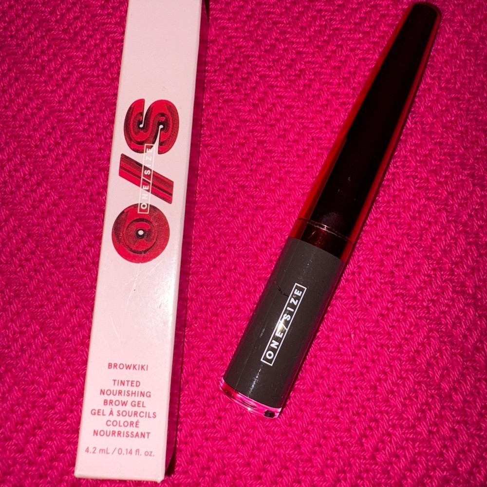 One/Size Browkiki Tinted Brow Gel in Black Brown